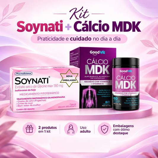 Kit Soynati + Cálcio MDK