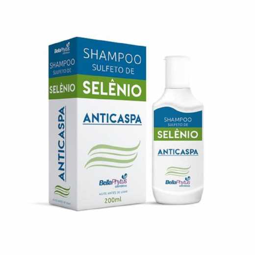 Shampoo Sulfeto de Selênio 200ml Bella Phytus
