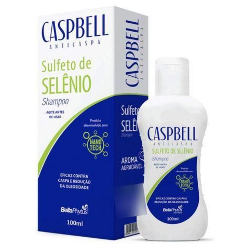 Caspbell Shampoo Sulfeto de Sêlenio 200ML Anticaspa