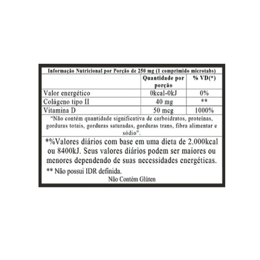 Articulah Colágeno Tipo II 40MG C/30 Comprimidos