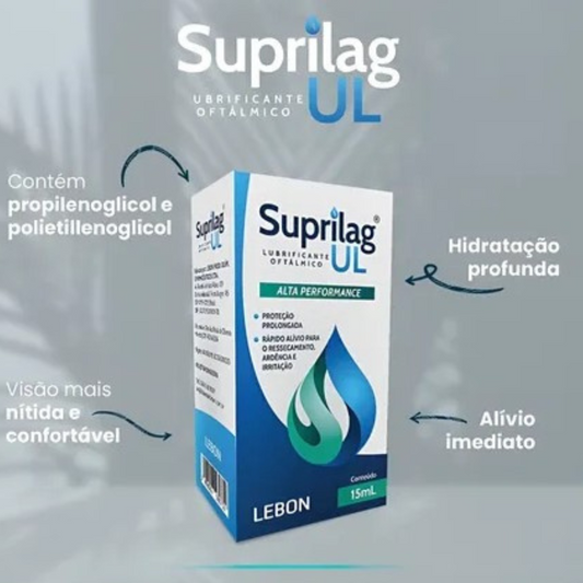 Suprilag UL Colírio 10mL Alívio para Olhos Secos e Irritados