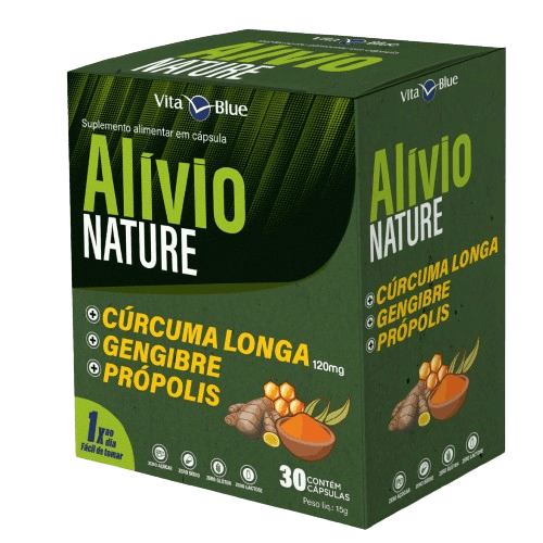 Alívio Nature Cúrcuma C/30 Cápsulas