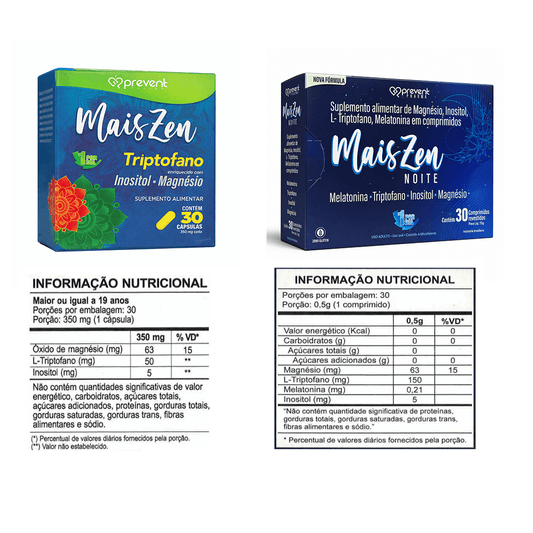 Kit Mais Zen Dia e Mais Zen Noite - Equilíbrio e Bem-Estar 24h