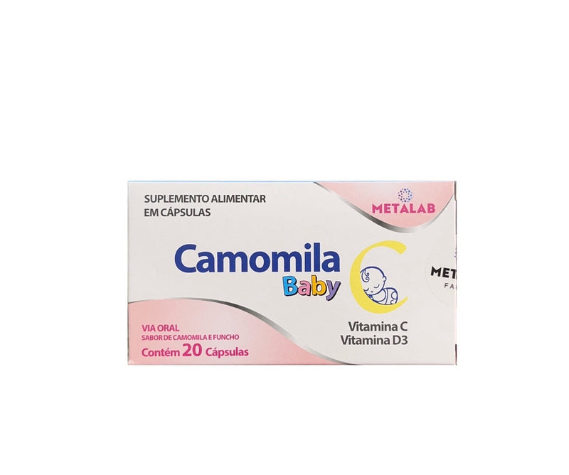 Camomila Baby C/20 Cápsulas - Metalab