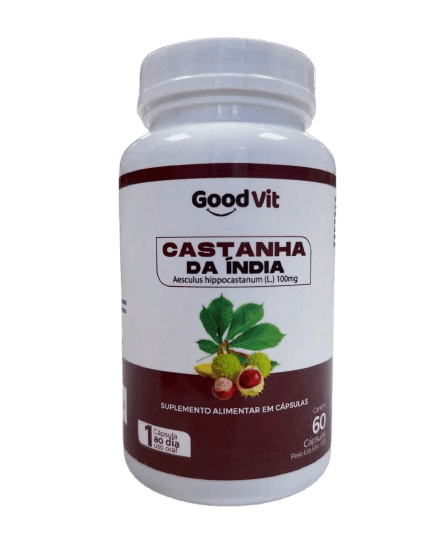 Castanha da Índia 100mg C60 Cápsulas - Good Vit