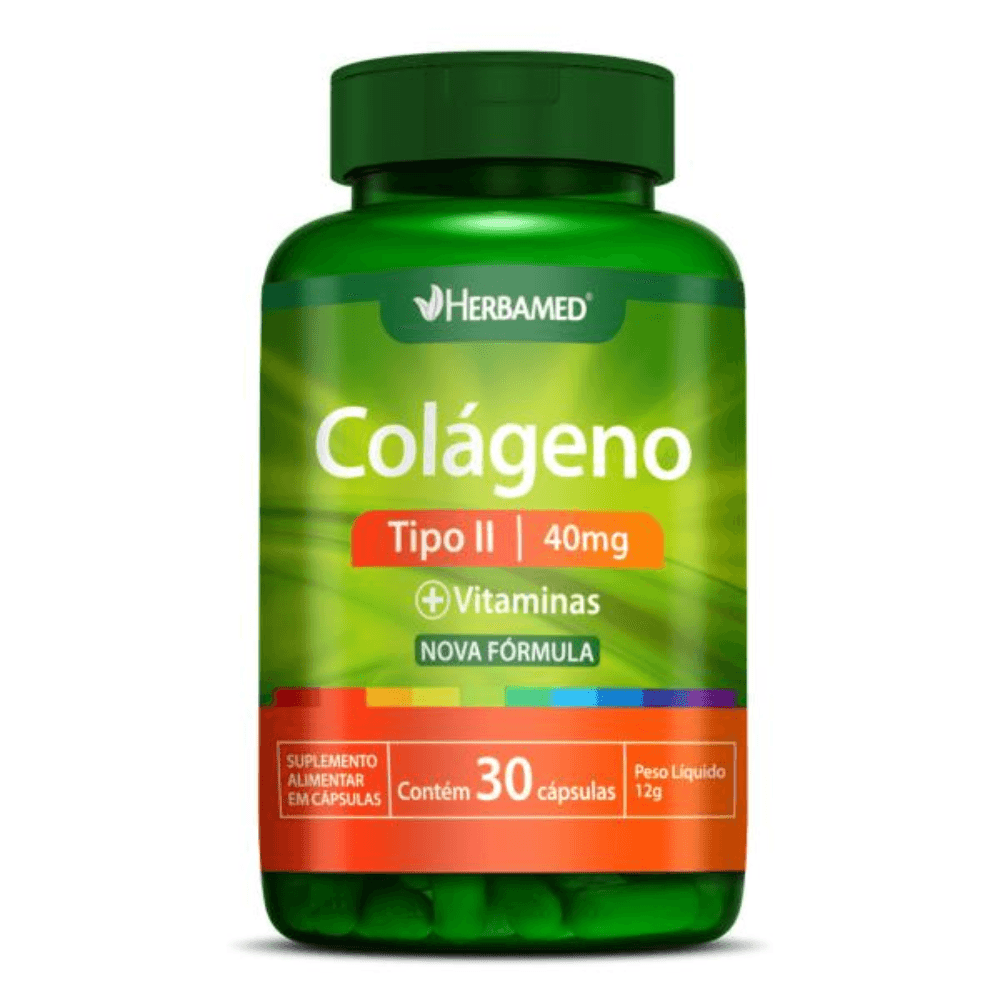 Colágeno Tipo II 40mg C/30 Cápsulas - Herbamed