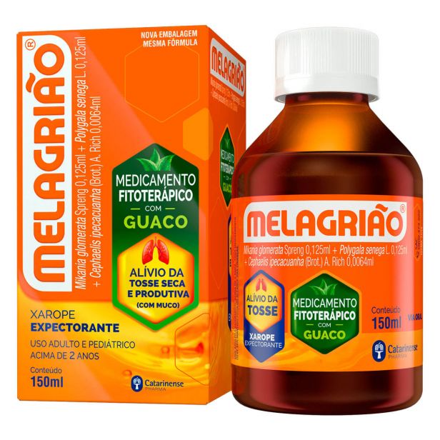 Melagrião Xarope 150ml – Alívio Natural da Tosse com Catarro e Irritação
