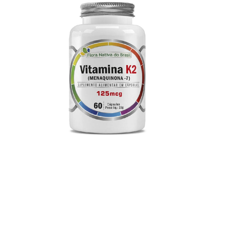 Vitamina K2 (Manaquinona-7) C/60 Cápsulas - Flora Nativa