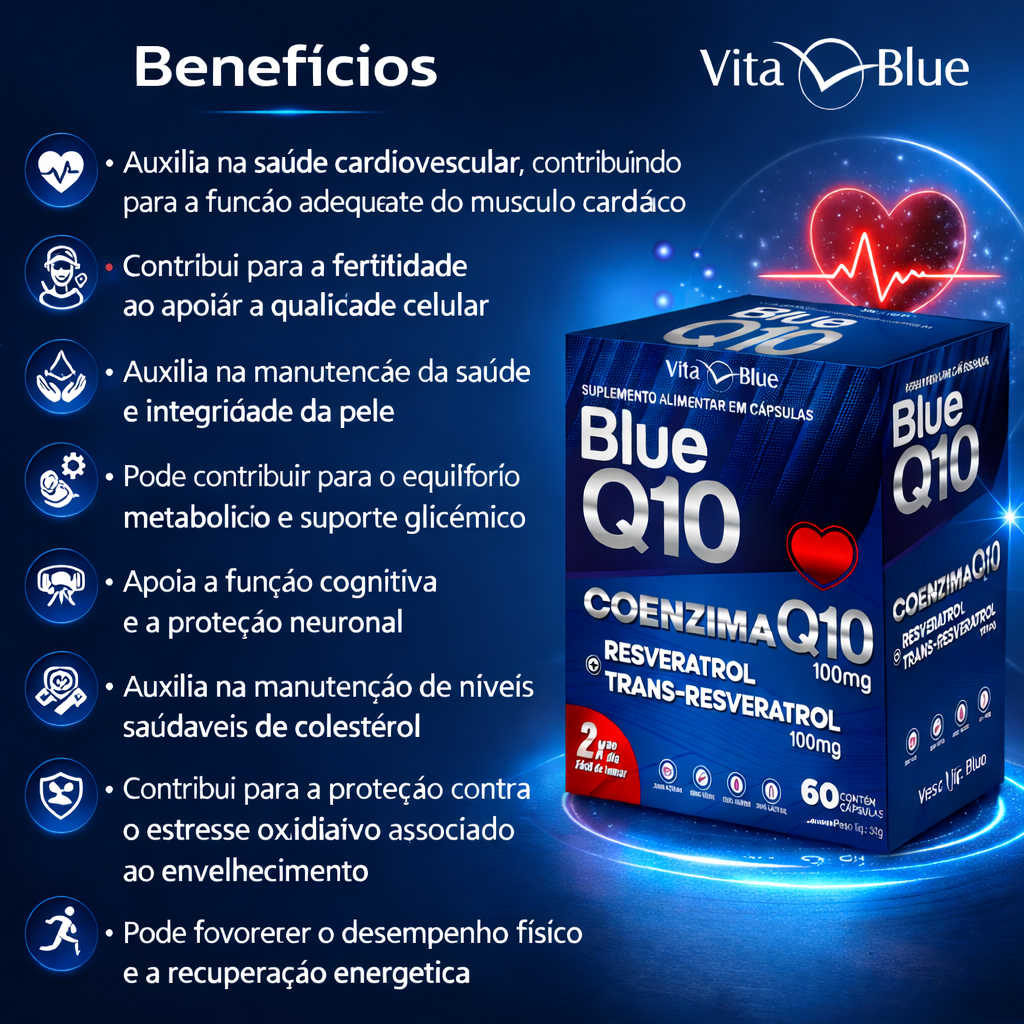 Blue Uri Cranberry Vita Blue C/30 Cáps – Saúde Urinária com Ação Natural