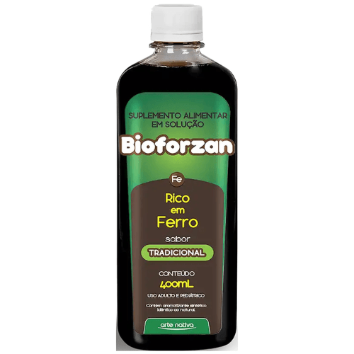 Bioforzan Rico em Ferro Sabor Tradicional 400ml - Arte Nativa