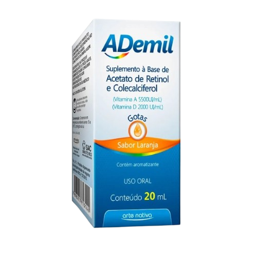 Kit C/2 Ademil A+D Sol 20ml - Arte Nativa