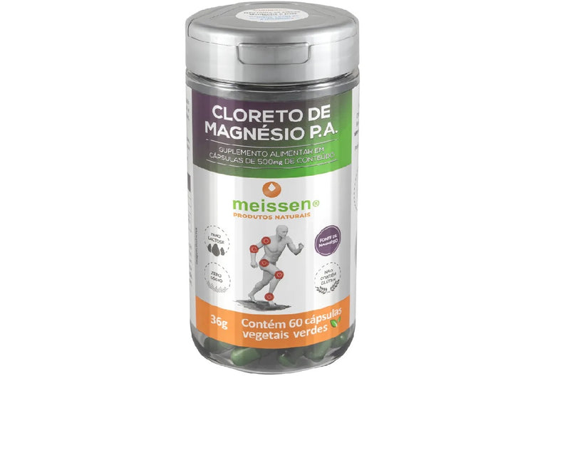 Cloreto de Magnésio P.A Verde C/60 Cápsulas - Meissen