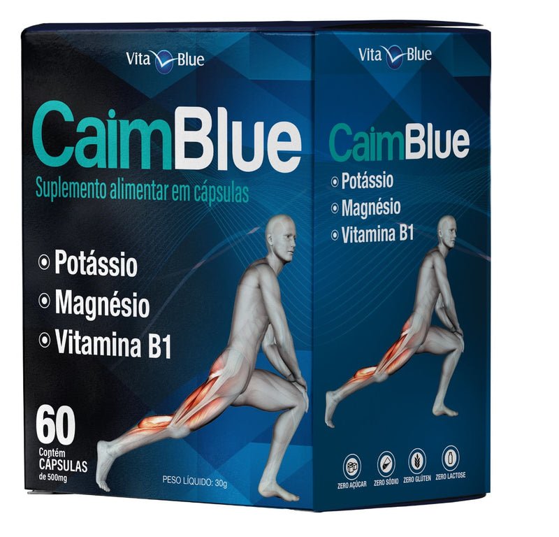Caim Blue 500mg C/60 Cápsulas - Vita Blue