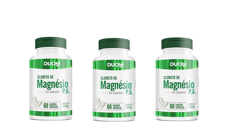 Cloreto de Magnésio P.A C/60 Cápsulas - Duom