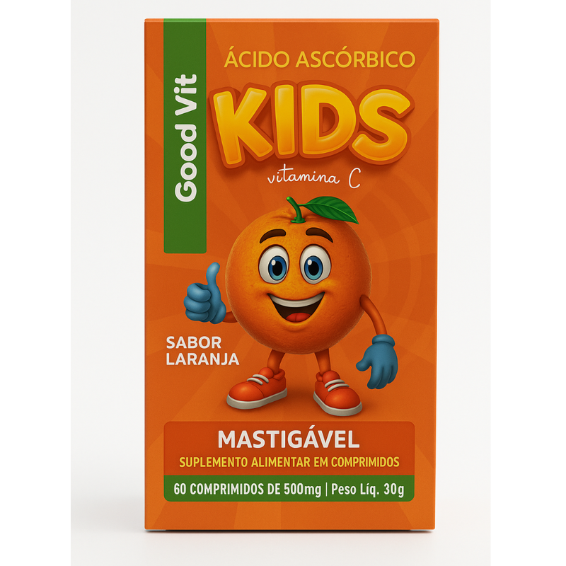 Vitamina C Mastigável Kids C/60 Comprimidos  - Good Vit