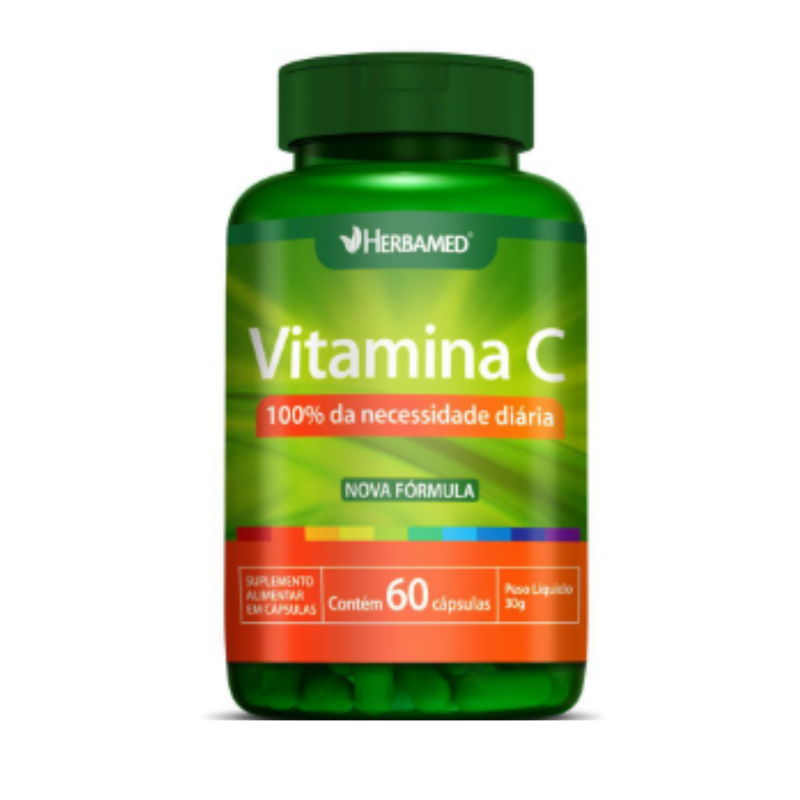 Vitamina C 100% C/60 Cápsulas Herbamed
