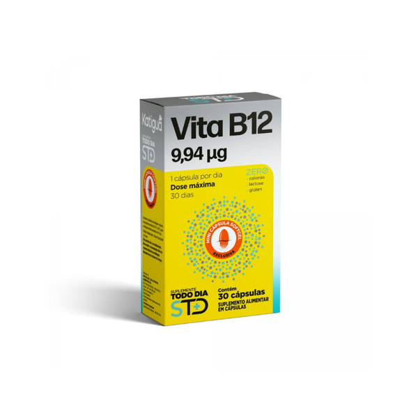 Vita B12 9,94UG Dose Máxima C/30 Cápsulas - STD