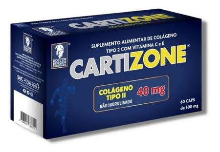 Cartizone Colágeno Tipo II 40MG C/60 Cápsulas