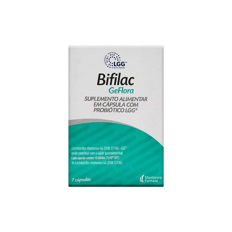 Bifilac Geflora C/7 Cápsulas LGG - Mantecorp