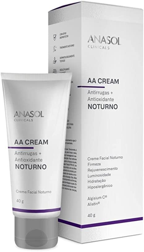 Anasol Clinicals AA Cream Facial Noturno 40G