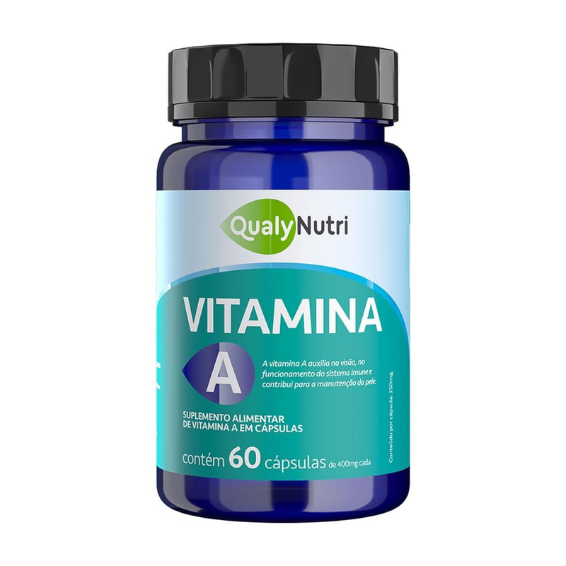 VItamina A Com 60 Cápsulas - Qualy Nutri