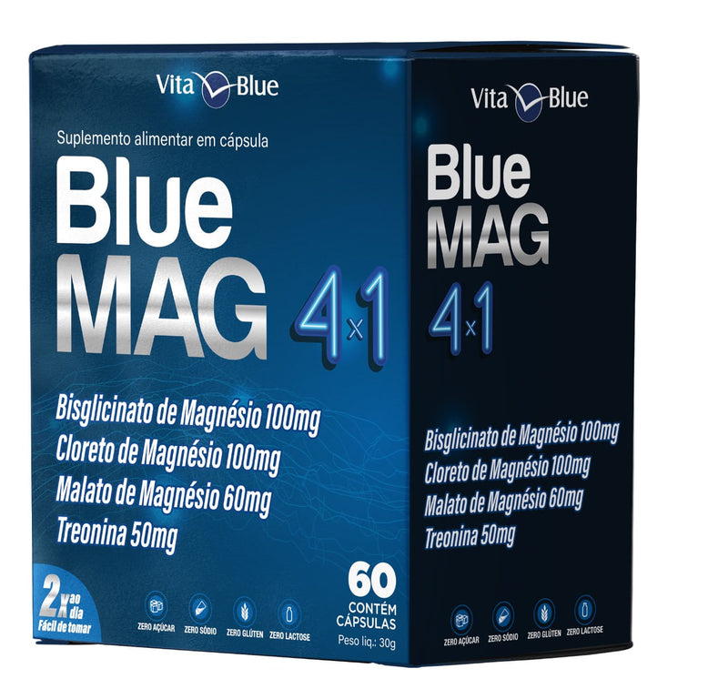 Blue Mag 4x1 C/60 Cápsulas - Vita Blue