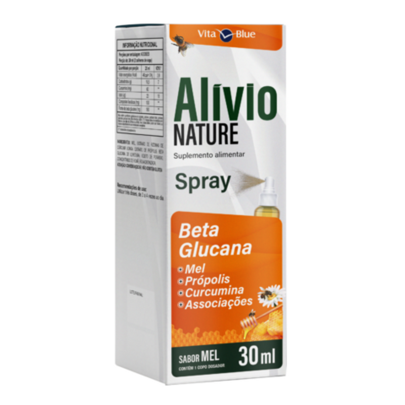 Alívio Nature Spray Sabor Mel 30ml - Vita Blue