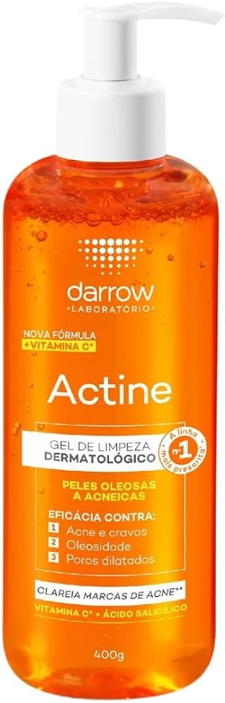 Actine Gel de Limpeza +Vitamina C 400g- Darrow