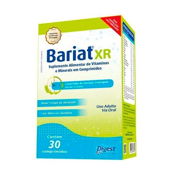 Bariat XR Suplemento Alimentar Supera C/30 Comprimidos