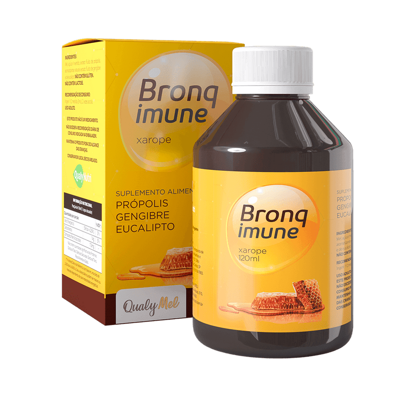 Bronq Imune Xarope Qualy Mel 120mL - QualyNutri