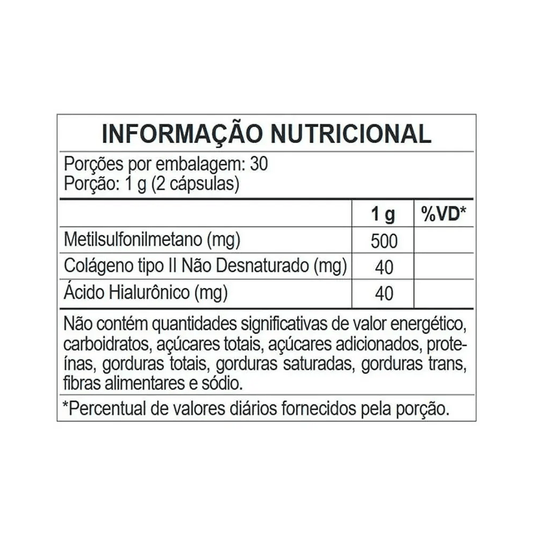 Flexigold MSM Colágeno Tipo II 60 Cápsulas - Herbamed