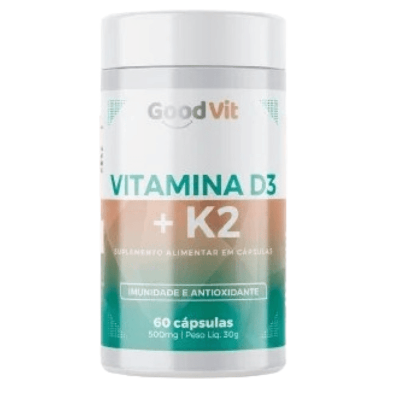 Vitamina D3 + K2 C/60 Cápsulas - Good Vit