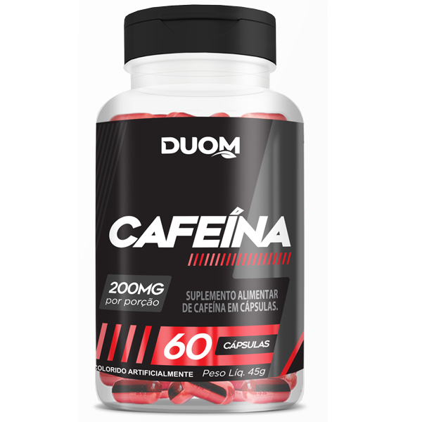 Cafeína 200MG C/60 Cápsulas - Duom