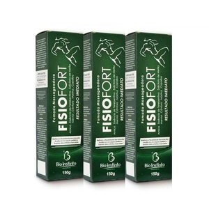 Kit C/3 Fisiofort Massageadora 150G - Bio Instinto