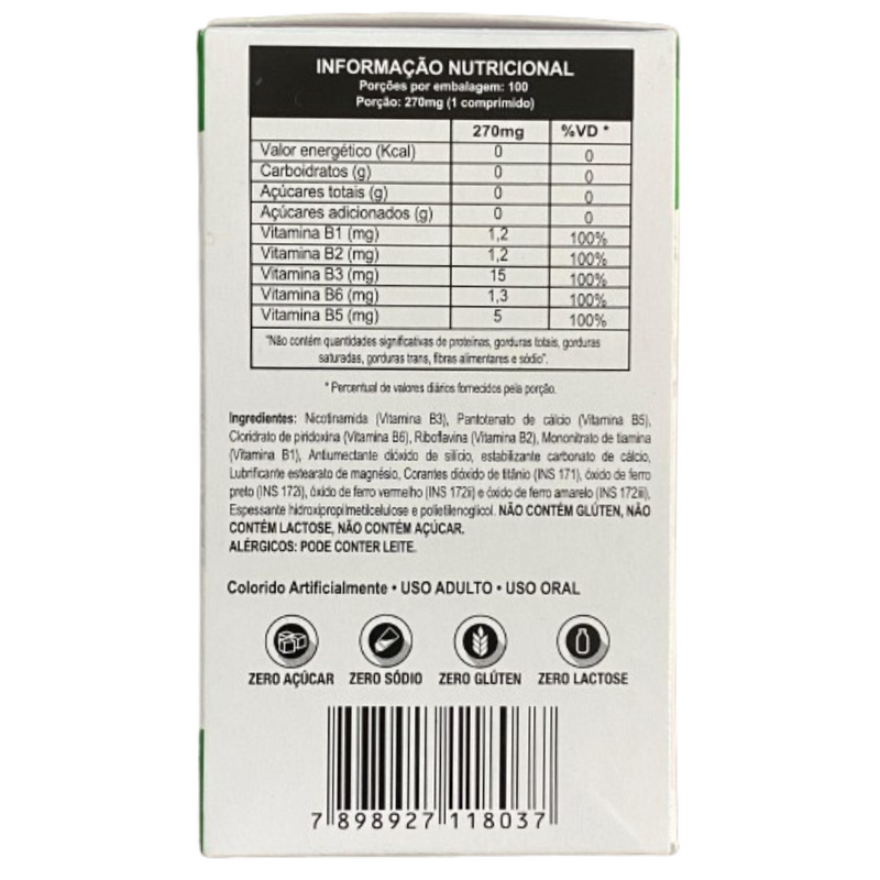 Kit 3x Complexo B Concentrado C/100 Comprimidos - Prevent Pharma