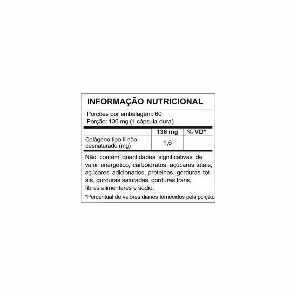 Colágeno Tipo II Bioflexis informações do produto