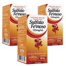 Kit 3 Caixas Sulfato Ferroso em Gotas 30ml Arte Nativa