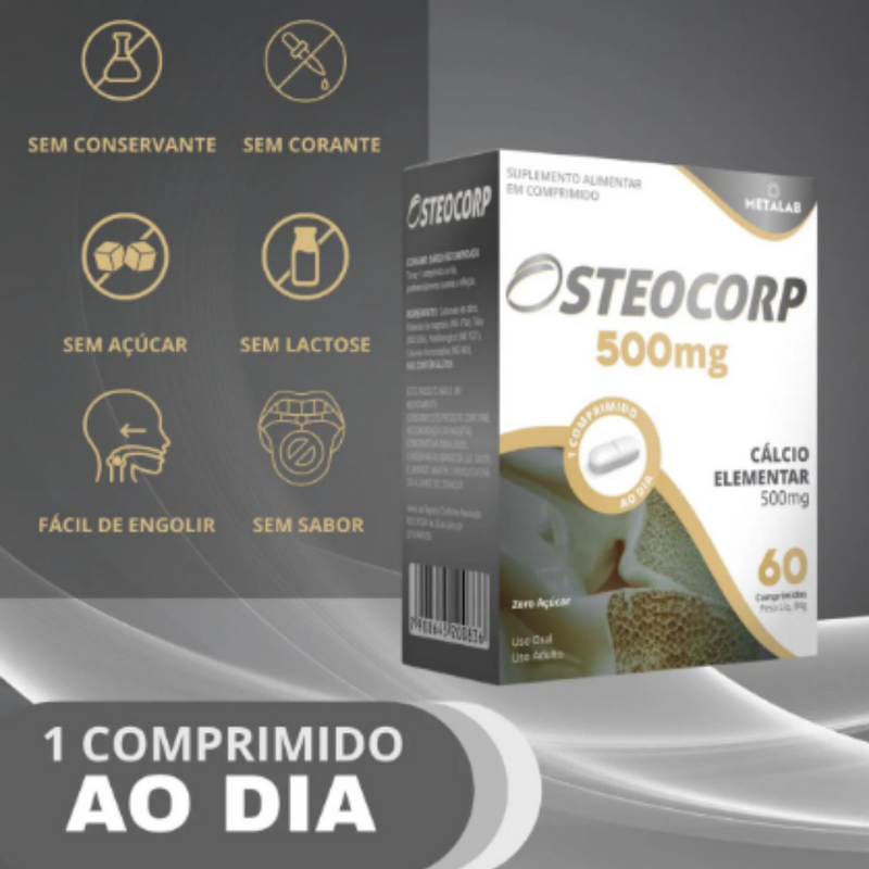 Kit 2x Osteocorp 500mg Com 60 Comprimidos