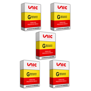 Kit C/5 Citrato de Sildenafila 50mg 4 Comprimidos  Genérico - Eurofarma
