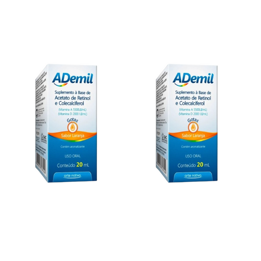 Kit C/2 Ademil A+D Sol 20ml - Arte Nativa