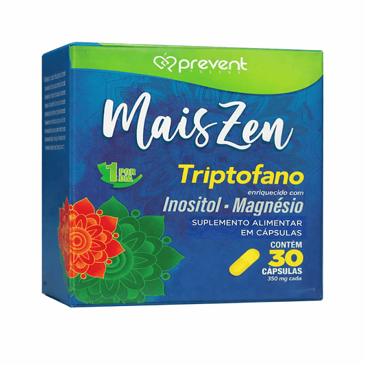 Kit C/5 Triptofano Mais Zen C/30 Cápsulas - Prevent Pharma