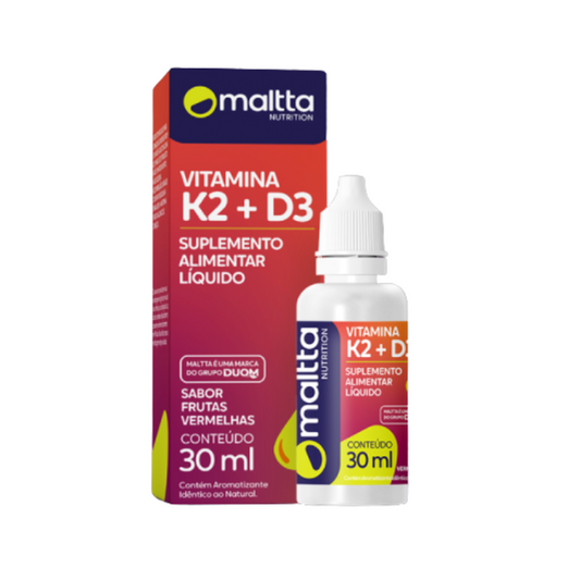 Vitamina K2 + D3 Sabor frutas vermelhas 30ml - Duom