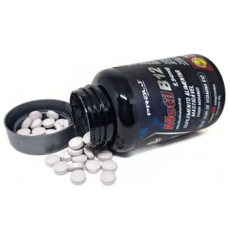Metil B12 Prolj 60 Capsulas - Vitamina B12 Energia e Saúde Neurológica