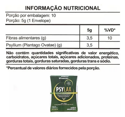 Psylax Regulador Intestino C/10 Envelopes - Herbamed