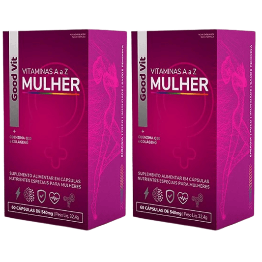 Kit C/2 Vitamina A a Z Mulher C/60 Cápsulas - Good Vit