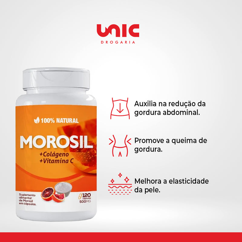 Morosil + Colágeno + Vitamina C C/120 Cápsulas - Bionutri