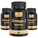Kit C/3 Ômega 3 C/60 Cápsulas - Gold Lab