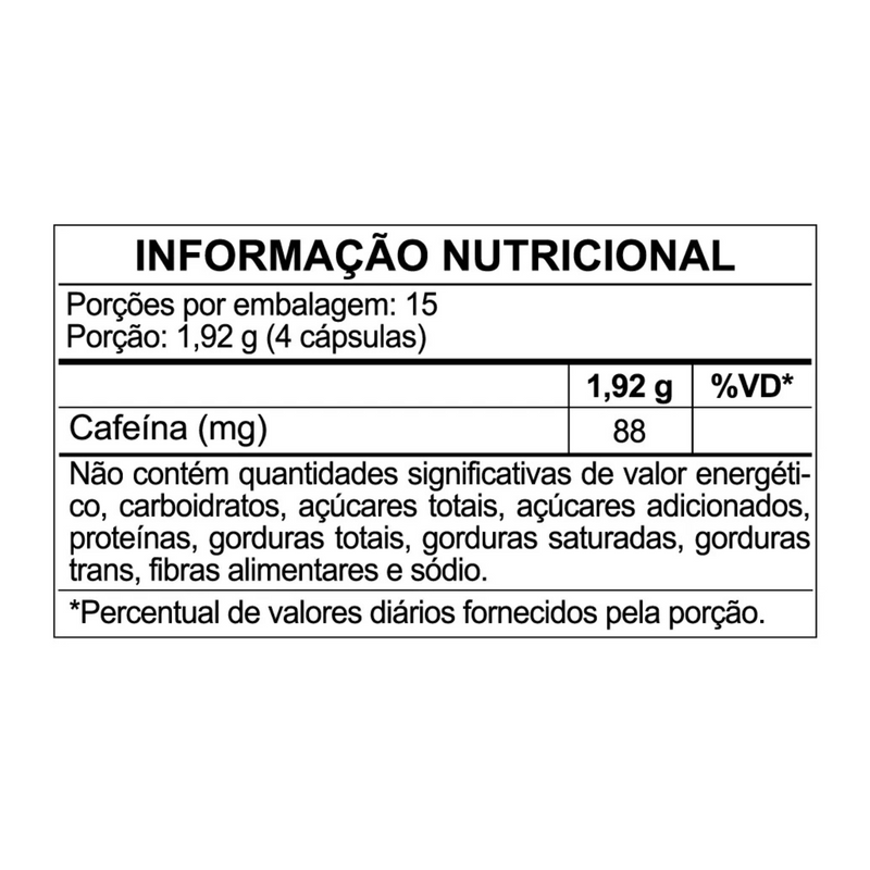 Guaraná 400mg C/60 Cápsulas - Herbamed