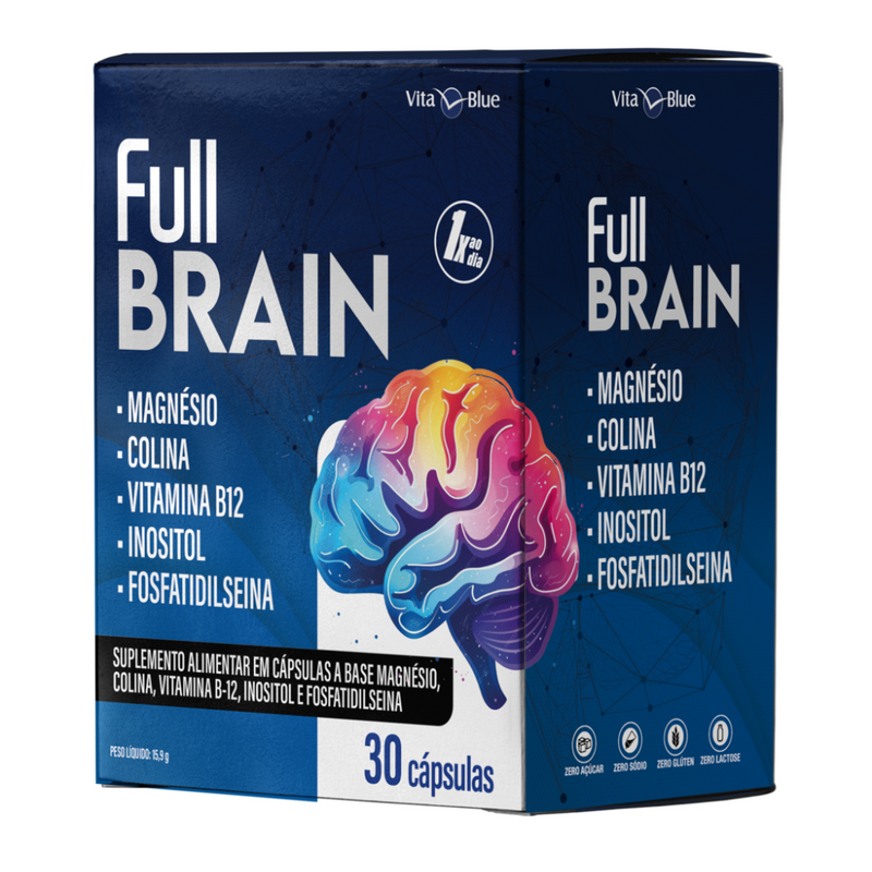 Full Brain C/30 Cápsulas - Vita Blue