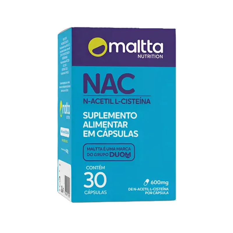Nac 600mg C/30 Cápsulas - Mallta/Duom